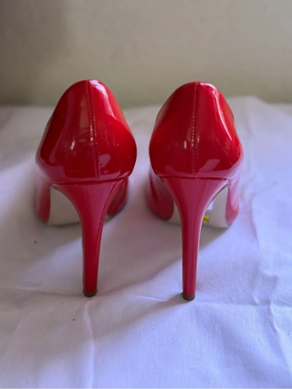 Red Patent Pointed-Toe Stiletto Pumps - Women Shoes